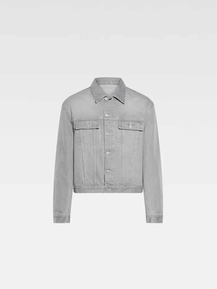 Men Denim JACQUEMUS The Denim DeNmes Jacket Grey Offwhite