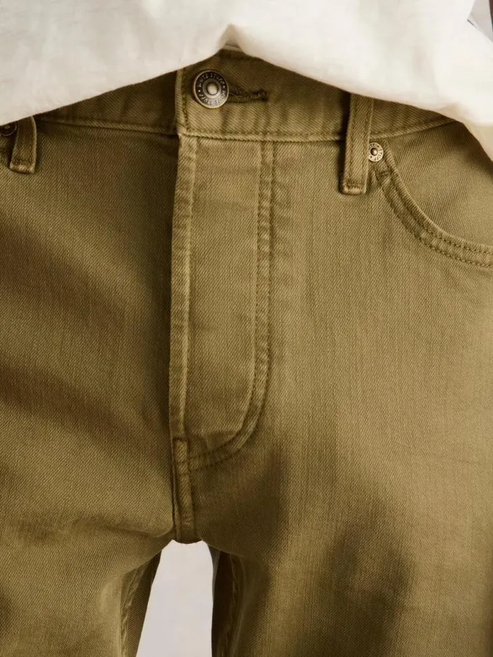 Men Eastwood Garment Dye Jean Khaki Green White Stuff Jeans Men Eastwood Garment Dye Jean Khaki Green White Stuff Jeans