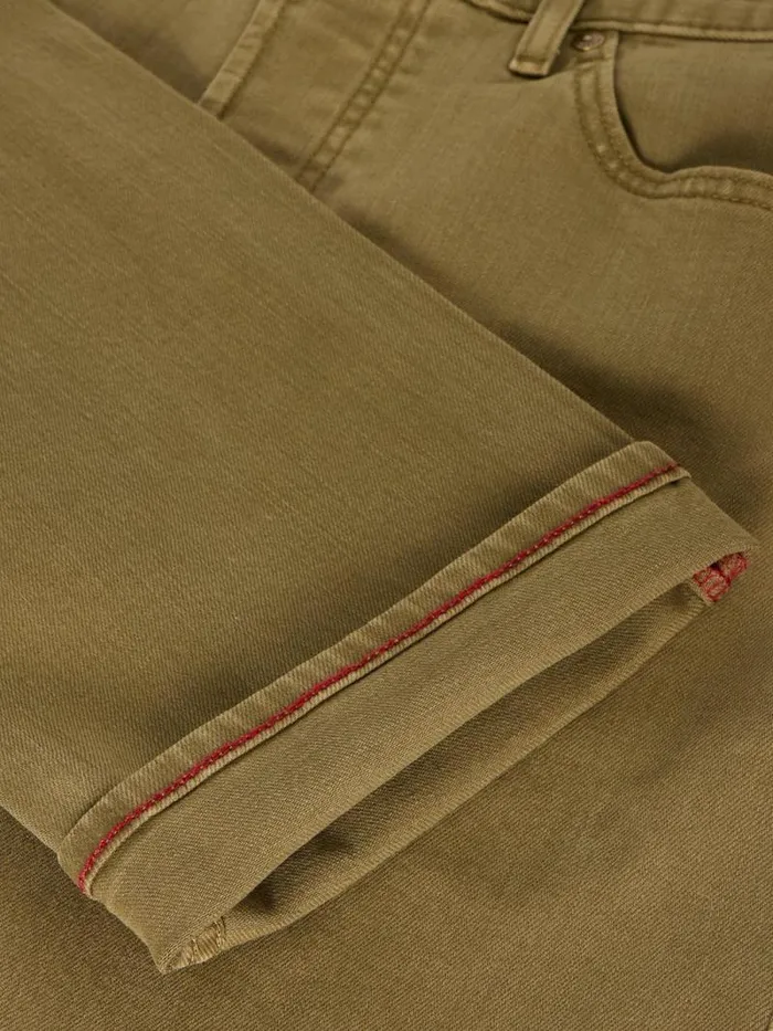 Men Eastwood Garment Dye Jean Khaki Green White Stuff Jeans Men Eastwood Garment Dye Jean Khaki Green White Stuff Jeans