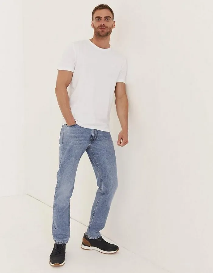 Men FatFace Men039s Sale Straight Light Wash Jeans Denim