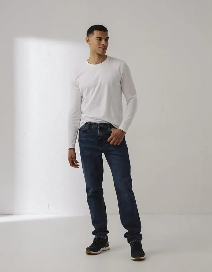 Men FatFace Men039s Sale Tapered Mid Wash Jeans Denim