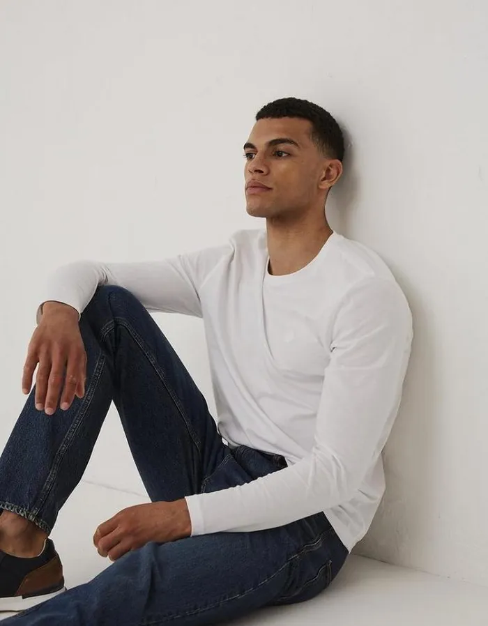 Men FatFace Men039s Sale Tapered Mid Wash Jeans Denim
