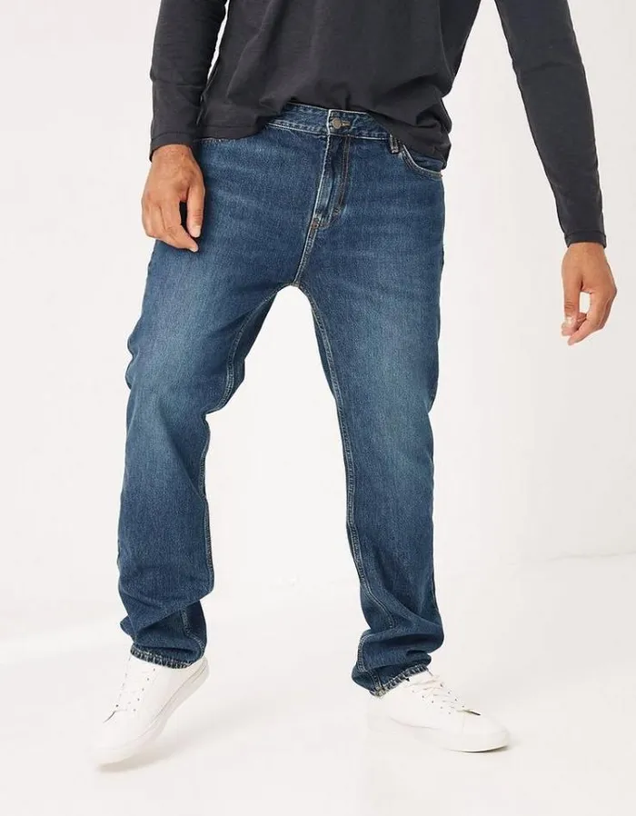 Men FatFace Men039s Sale Tapered Mid Wash Jeans Denim