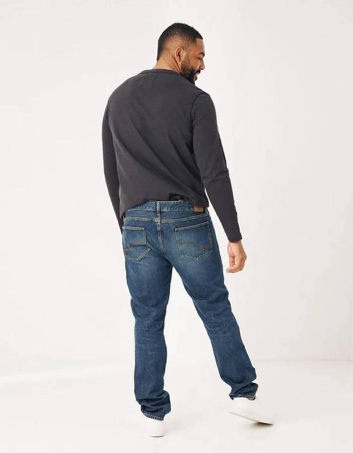 Men FatFace Men039s Sale Tapered Mid Wash Jeans Denim
