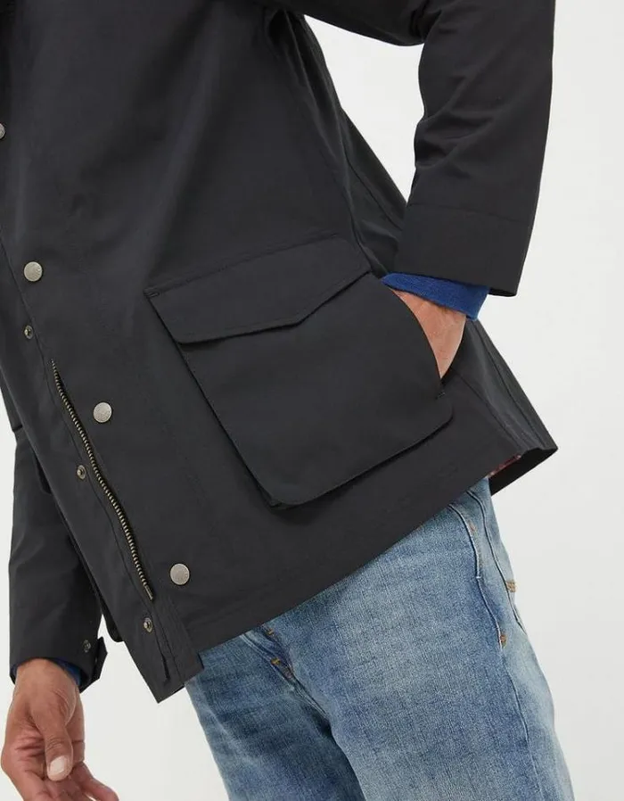 Men FatFace Men039s Sale Truro Waterproof Jacket Black