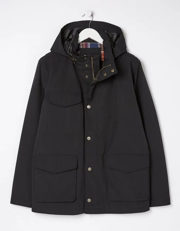 Men FatFace Men039s Sale Truro Waterproof Jacket Black
