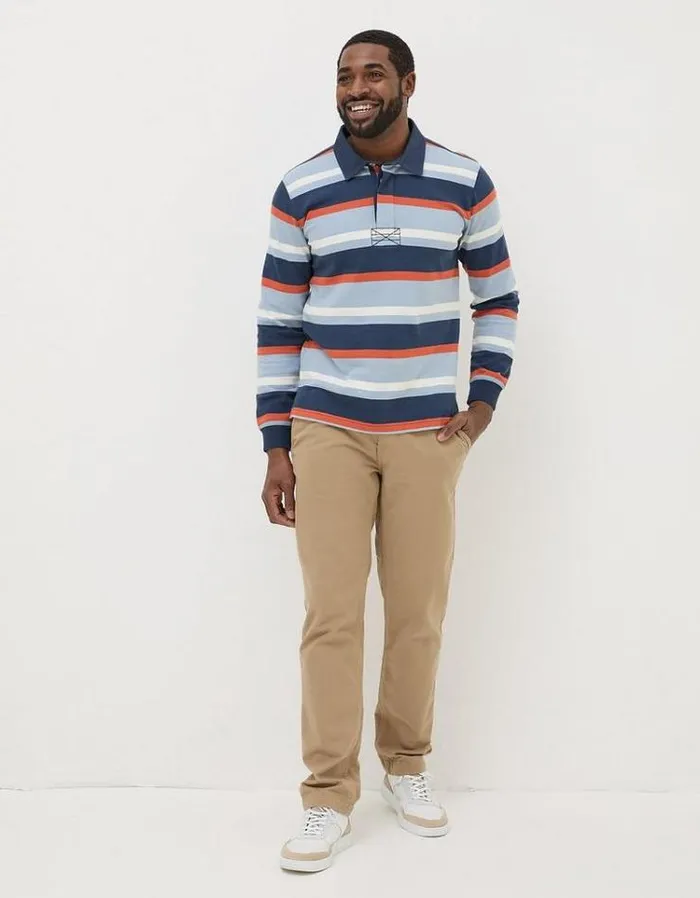 Men FatFace Pants and Chinos Modern Coastal Chinos Dark Stone