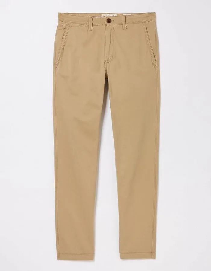 Men FatFace Pants and Chinos Modern Coastal Chinos Dark Stone