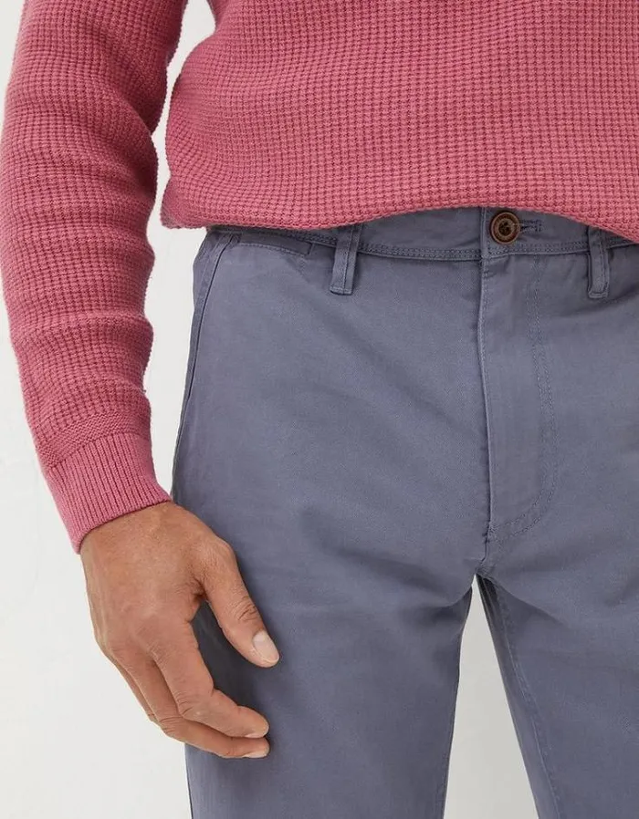 Men FatFace Pants and Chinos Modern Coastal Chinos Washed Blue