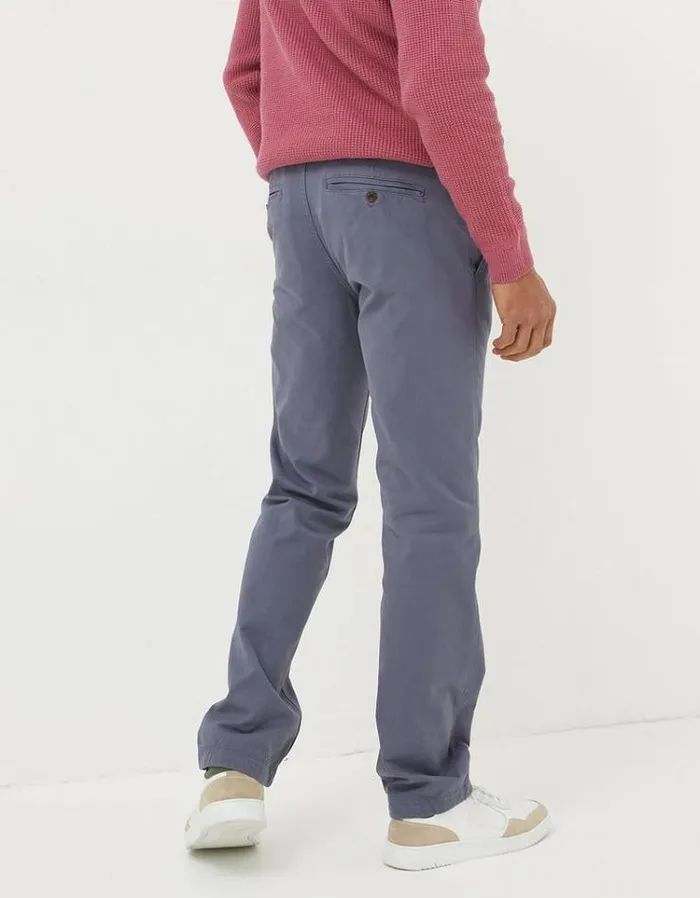 Men FatFace Pants and Chinos Modern Coastal Chinos Washed Blue