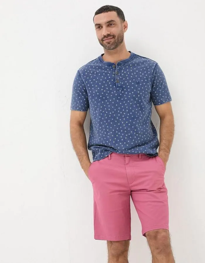 Men FatFace Shorts Mawes Chino Shorts Dark Pink