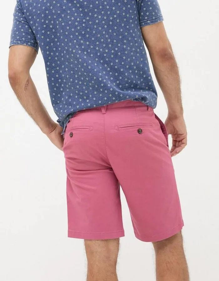 Men FatFace Shorts Mawes Chino Shorts Dark Pink