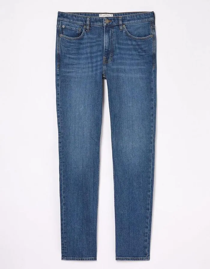 Men FatFace Tall Collection Slim Fit Jeans Stone Wash