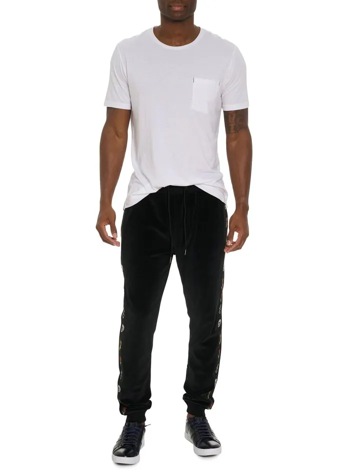Men Jeans and Pants Robert Graham LANGEL PANT Black