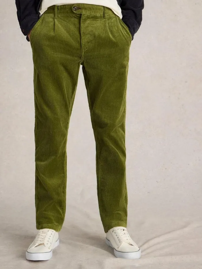 Men Kimber Cord Trouser Khaki Green White Stuff Trousers Men Kimber Cord Trouser Khaki Green White Stuff Trousers