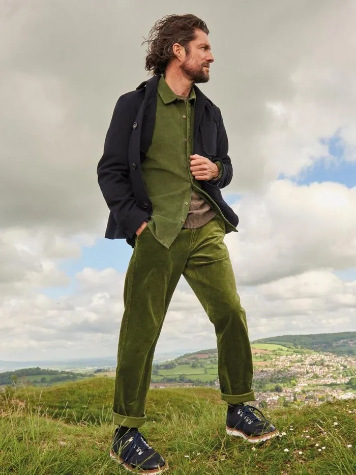 Men Kimber Cord Trouser Khaki Green White Stuff Trousers Men Kimber Cord Trouser Khaki Green White Stuff Trousers