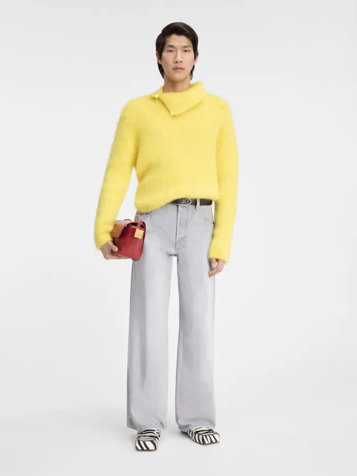 Men Knits JACQUEMUS The Marina Sweater Yellow