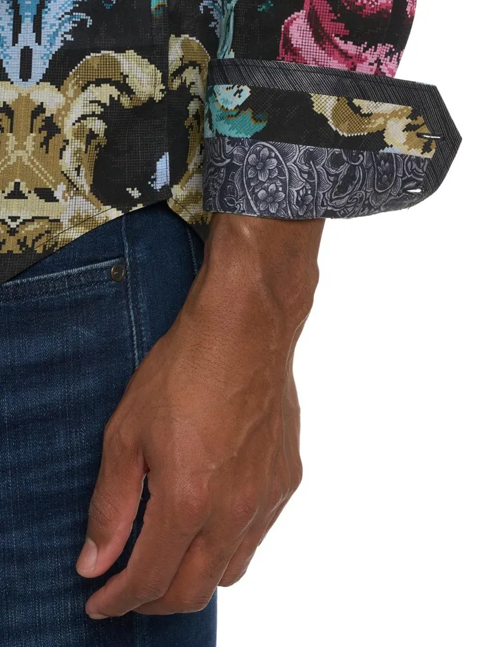 Men Long Sleeve Button Down Shirts Robert Graham BALZARS LONG SLEEVE BUTTON DOWN SHIRT Multi