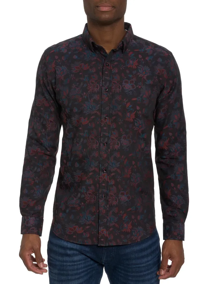 Men Long Sleeve Button Down Shirts Robert Graham BERKANE LONG SLEEVE BUTTON DOWN SHIRT Multi