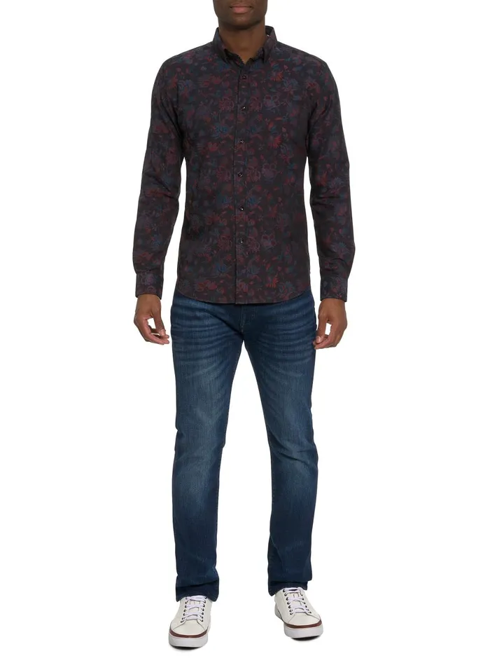 Men Long Sleeve Button Down Shirts Robert Graham BERKANE LONG SLEEVE BUTTON DOWN SHIRT Multi