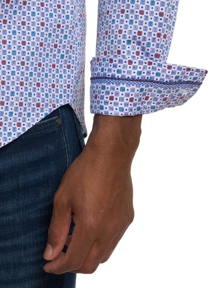 Men Long Sleeve Button Down Shirts Robert Graham FAVRE LONG SLEEVE BUTTON DOWN SHIRT Multi