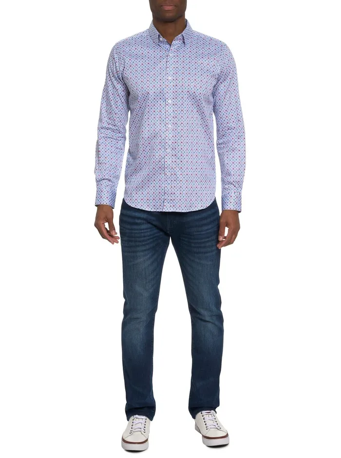 Men Long Sleeve Button Down Shirts Robert Graham FAVRE LONG SLEEVE BUTTON DOWN SHIRT Multi