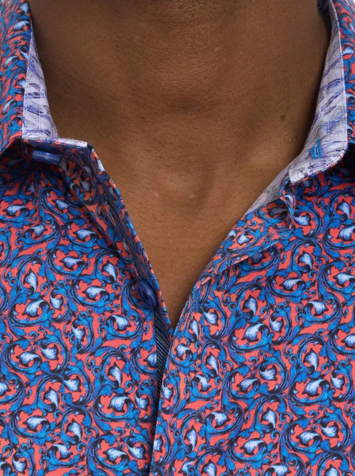 Men Long Sleeve Button Down Shirts Robert Graham GOLDEN HORN LONG SLEEVE BUTTON DOWN SHIRT Multi