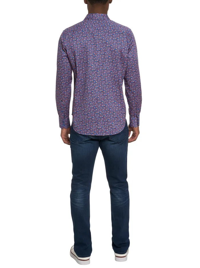 Men Long Sleeve Button Down Shirts Robert Graham GOLDEN HORN LONG SLEEVE BUTTON DOWN SHIRT Multi