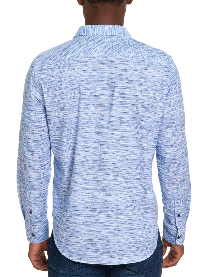 Men Long Sleeve Button Down Shirts Robert Graham LIGHT YEAR LONG SLEEVE BUTTON DOWN SHIRT Berry