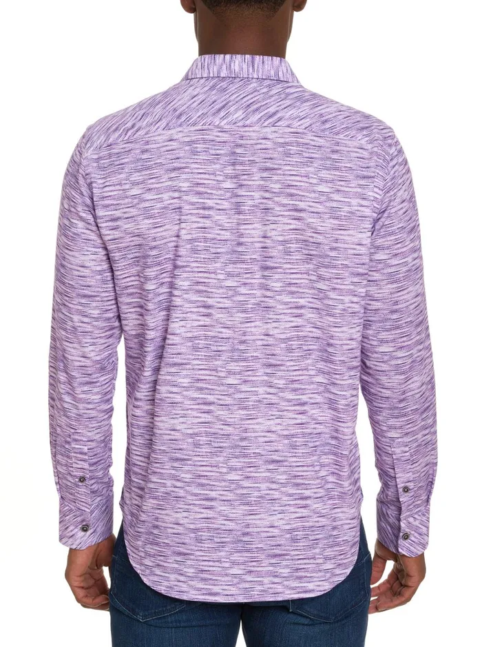 Men Long Sleeve Button Down Shirts Robert Graham LIGHT YEAR LONG SLEEVE BUTTON DOWN SHIRT Berry