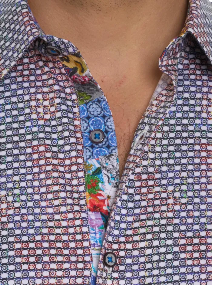 Men Long Sleeve Button Down Shirts Robert Graham MARTINIQUE LONG SLEEVE BUTTON DOWN SHIRT Multi