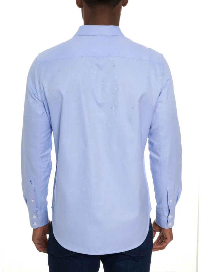 Men Long Sleeve Button Down Shirts Robert Graham NAREEN LONG SLEEVE BUTTON DOWN SHIRT Blue