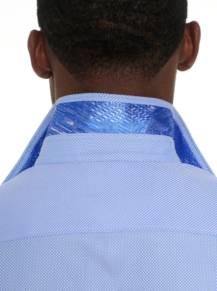 Men Long Sleeve Button Down Shirts Robert Graham NAREEN LONG SLEEVE BUTTON DOWN SHIRT Blue