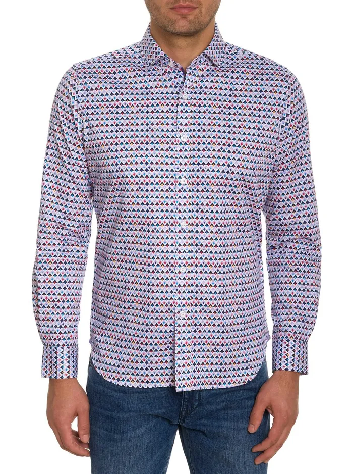 Men Long Sleeve Button Down Shirts Robert Graham SANDERS LONG SLEEVE BUTTON DOWN SHIRT Multi