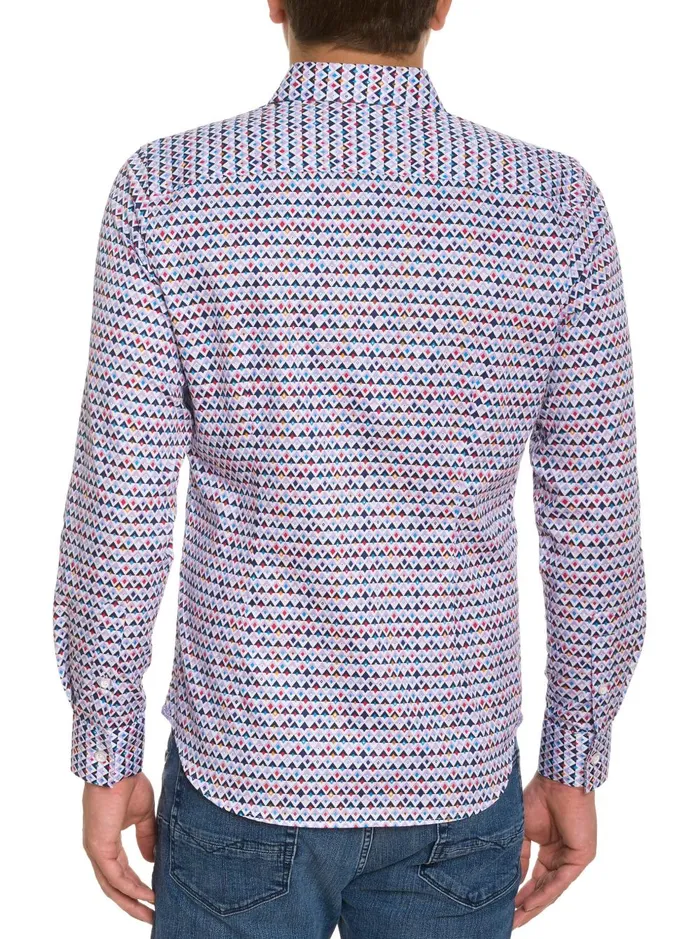 Men Long Sleeve Button Down Shirts Robert Graham SANDERS LONG SLEEVE BUTTON DOWN SHIRT Multi