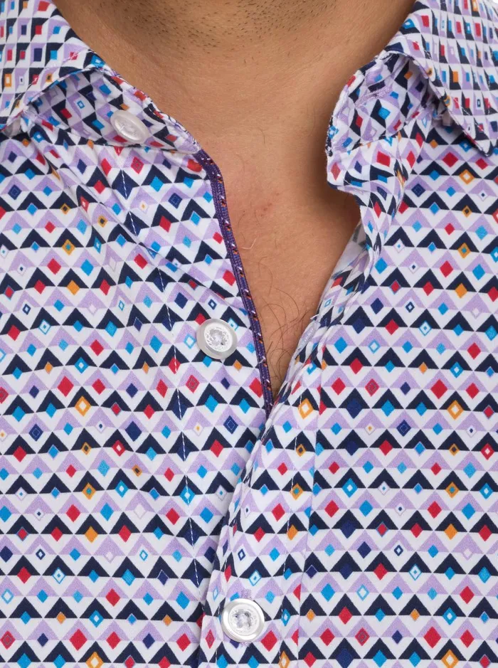 Men Long Sleeve Button Down Shirts Robert Graham SANDERS LONG SLEEVE BUTTON DOWN SHIRT Multi