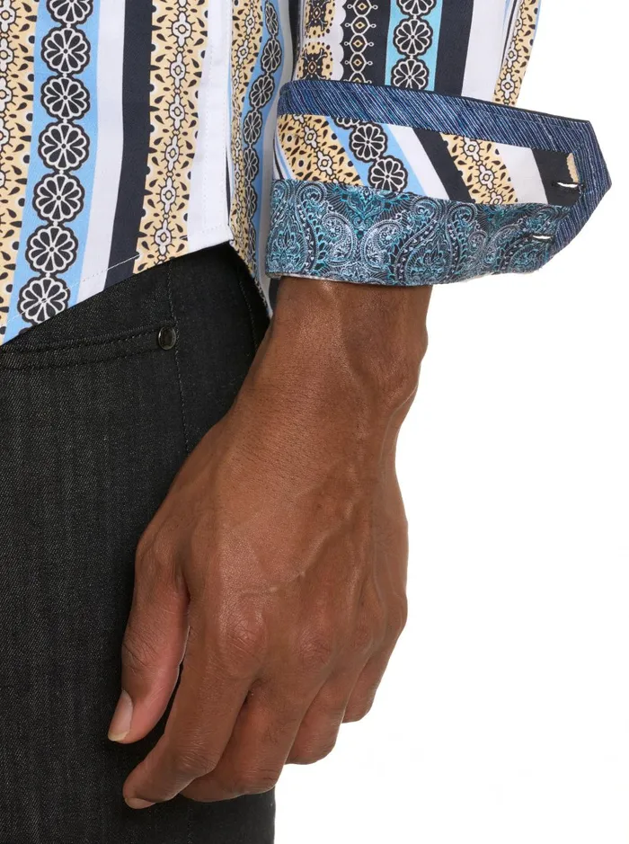 Men Long Sleeve Button Down Shirts Robert Graham TAINO LONG SLEEVE BUTTON DOWN SHIRT Multi