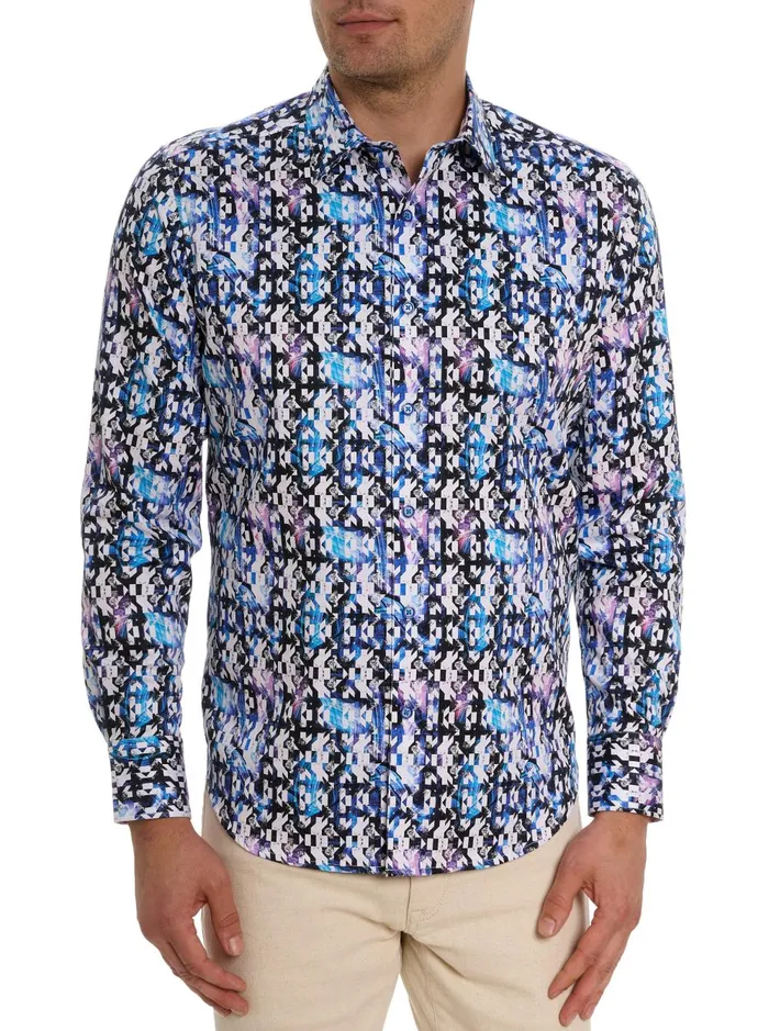 Men Long Sleeve Button Down Shirts Robert Graham VOLMER LONG SLEEVE BUTTON DOWN SHIRT Multi