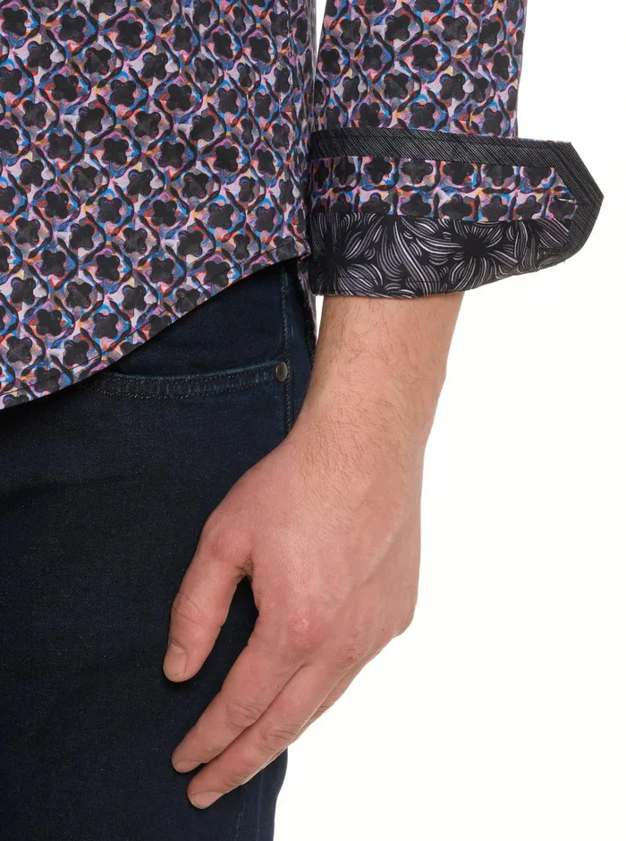 Men Long Sleeve Button Down Shirts Robert Graham YENI LONG SLEEVE BUTTON DOWN SHIRT Multi