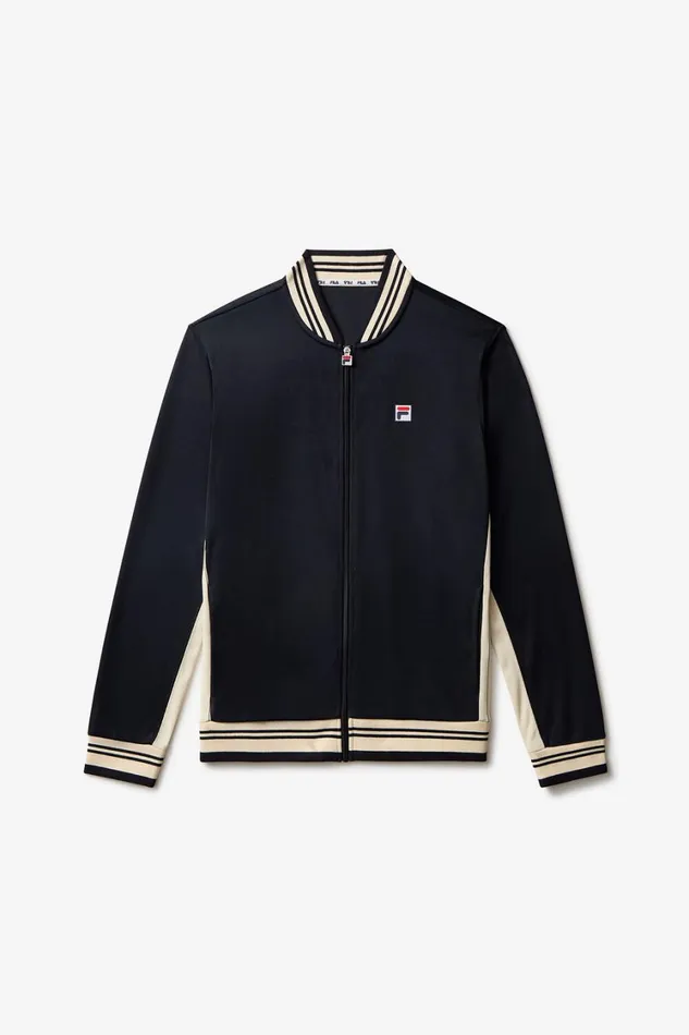 Men Matching Sets Fila Performance Iconic Settanta Jacket 978 Blackangora