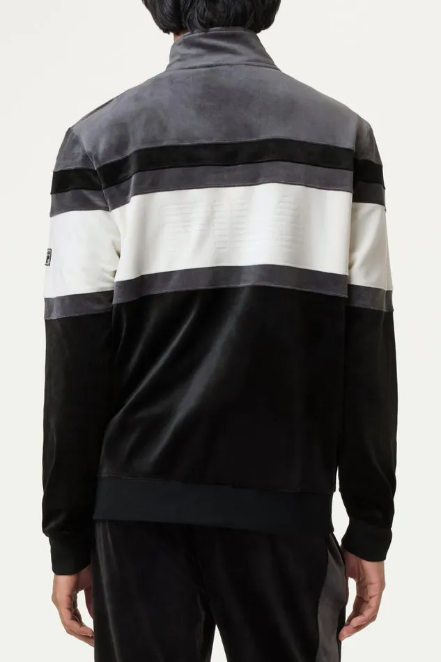 Men Matching Sets Fila Smart Retro Velour Blocked Track Jacket Men Matching Sets Fila Smart Retro Velour Blocked Track Jacket