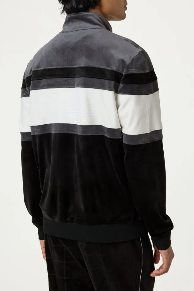Men Matching Sets Fila Smart Retro Velour Blocked Track Jacket Men Matching Sets Fila Smart Retro Velour Blocked Track Jacket