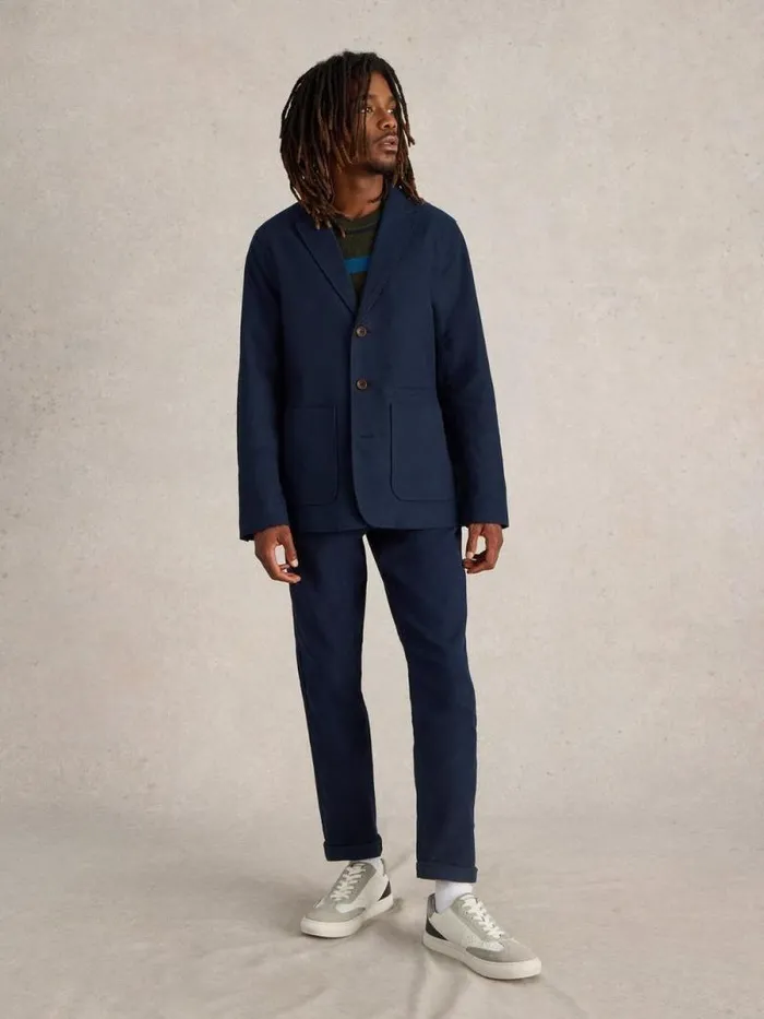 Men Moleskin Blazer Dark Navy White Stuff Blazers