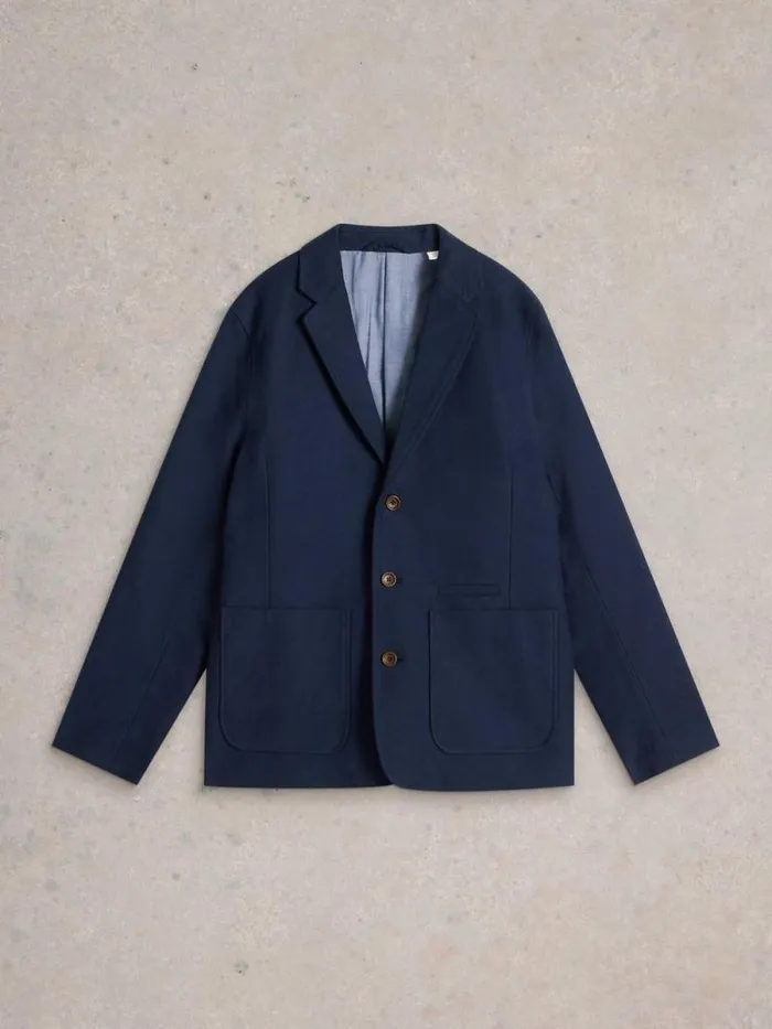 Men Moleskin Blazer Dark Navy White Stuff Blazers
