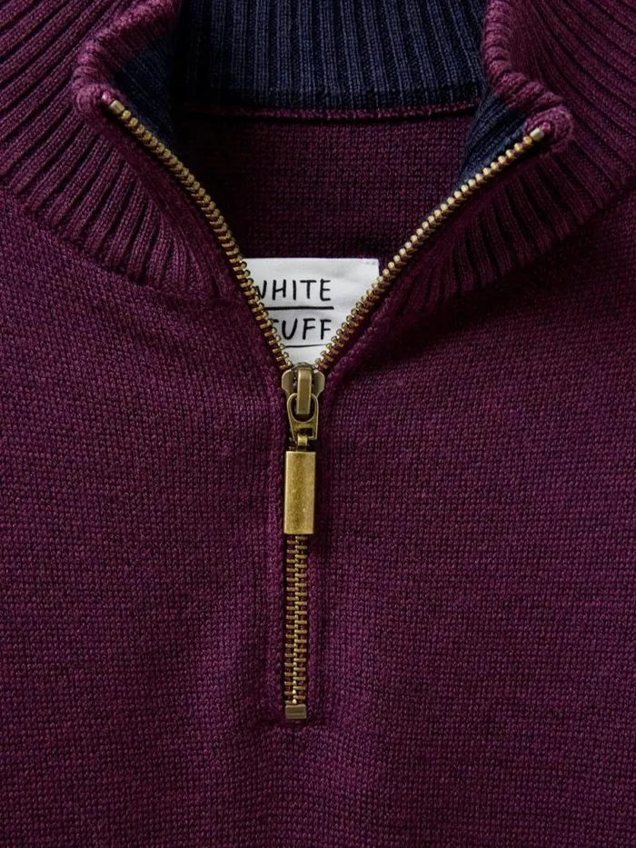 Men Newport Wool Merino Jumper Mid Plum White Stuff Knitwear Men Newport Wool Merino Jumper Mid Plum White Stuff Knitwear