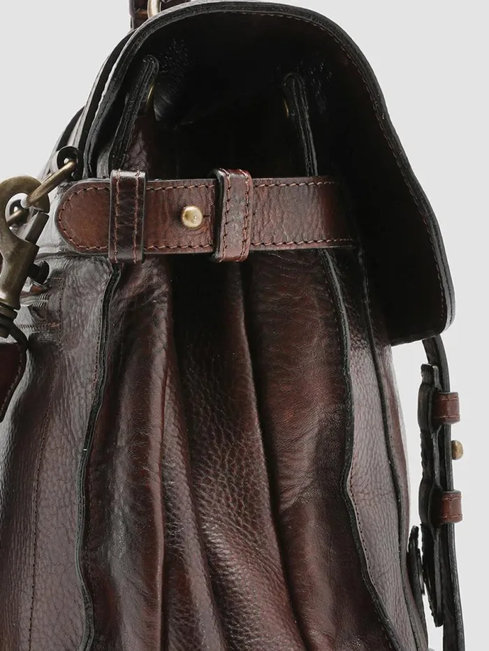 Men Officine Creative Accessories RARE 26 Brown Leather BriefCase
