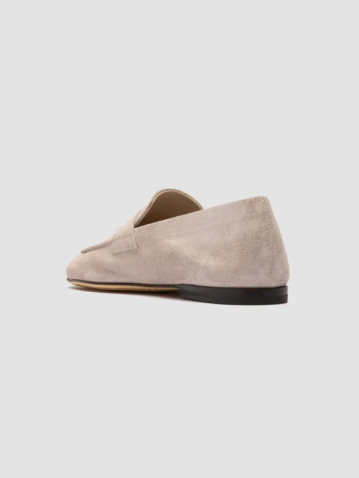 Men Officine Creative Footwear AIRTO 001 Beige Suede Loafers Men Officine Creative Footwear AIRTO 001 Beige Suede Loafers