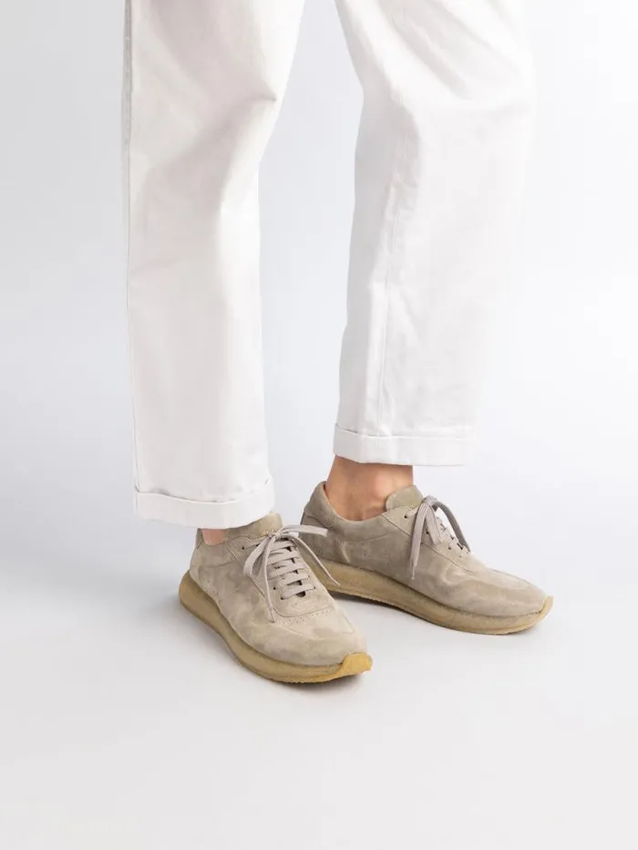 Men Officine Creative Footwear LEGEND 001 Green Suede Low Top Sneakers Men Officine Creative Footwear LEGEND 001 Green Suede Low Top Sneakers