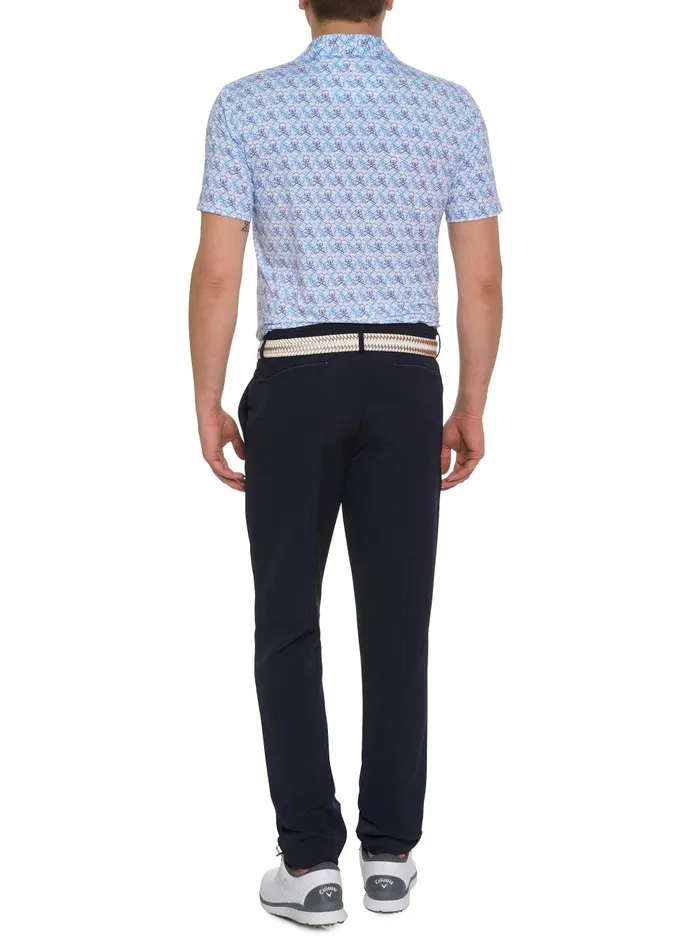 Men Polos and TShirts Robert Graham IRON SKULL PERFORMANCE POLO Black