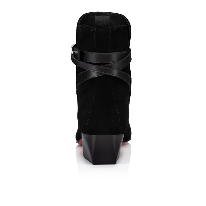 Men Rosalio Jodhpur 40 Mm Boots 8211 Calf Leather 8211 Black Christian Louboutin Boots